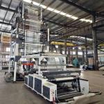 Plastic Co Extrusion Blown Film Making Machine Twin Head Machine Food Milk