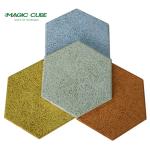 Nature Grey Wood Wool Acoustic Panel Noise Reduction For Interior Wall