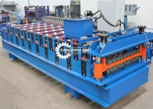 Wholesale Double Layer Roofing Sheet Manufacturing Machine Galvanized Roll Forming Machine from china suppliers