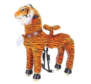 Wholesale Rocking Tiger Amusement Park Equipment Mechanical Pony Kid Ridding On Walking Animal from china suppliers
