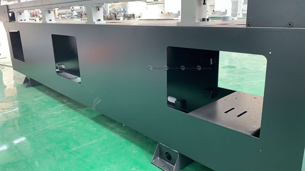 6 Functions Edge Banding Machine Gluing Trimming And Wood Buffing Compact Edgebander