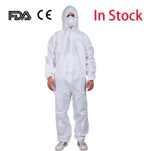 Wholesale Lightweight Disposable Protective Coverall Front Zipper Closure With Hood from china suppliers