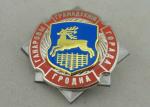 Hard Enamel Animal Custom Made Badges Zinc Alloy Die Casting Gold