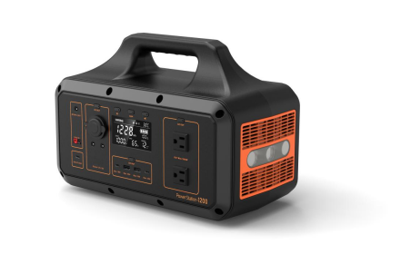 1228Wh LiFePO4 Portable Power Station For Camping LED Light