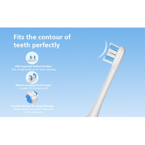 Eco Friendly Quality Private Label IPX7 Portable Smart Electric Adult Toothbrush Sets