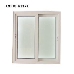 Wholesale Space Saving UPVC Sliding Glass Windows With Fiberglass Fly Screen Easy Operation from china suppliers