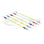 G652D Core Diameter 125um Fiber Optic Cable Cord 1M High Performance FC Fiber