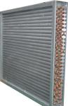 High Efficiency Aluminum Fin Heat Exchanger / Copper Pipe Fin Fan Condenser