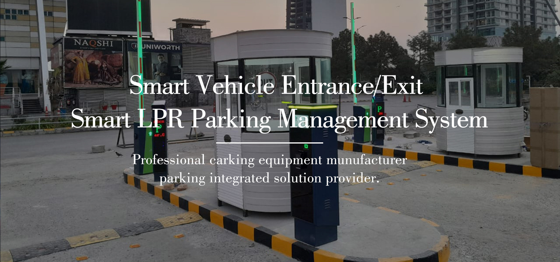 Smart Parking System with 10.1-inch LCD Display, NFC Reader & Thermal Printer