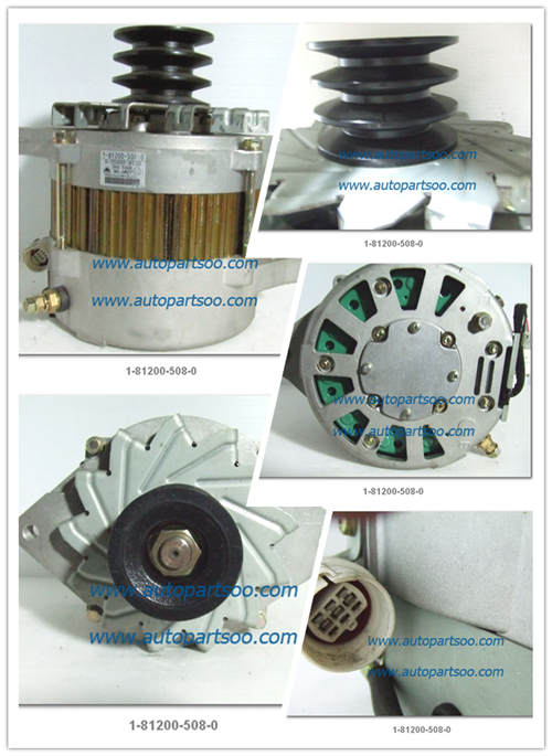 1-81200-508-0 Isuzu Cubic 140A alternator