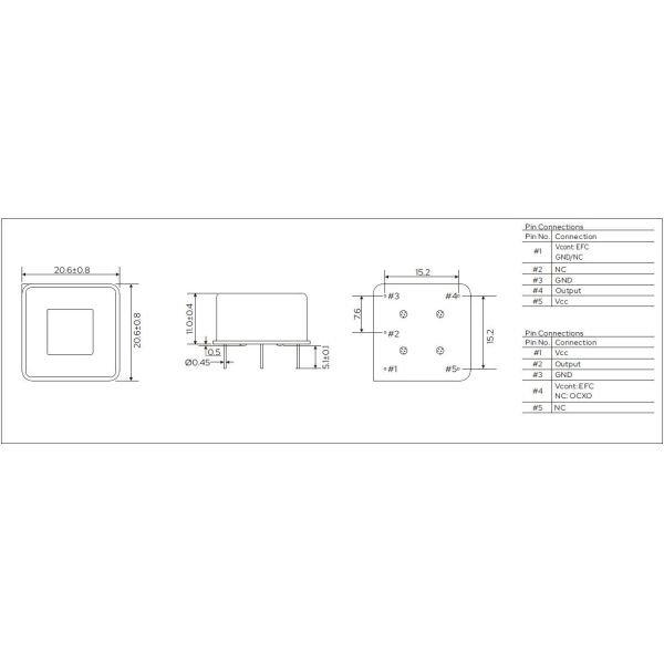 DIP2020-OCXO-Dimension
