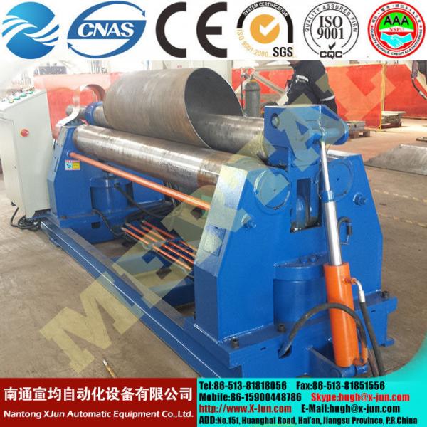 Small diameter rolling! MCLW11NC hydraulic symmetric three roller coiling machine