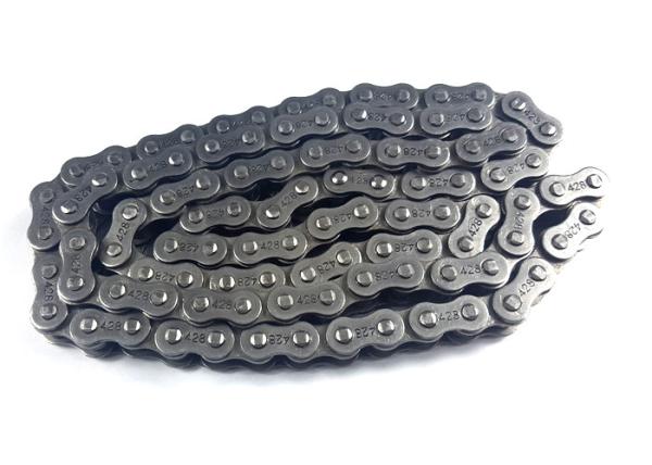 Heavy Duty Roller Chain Motorcycle Transmission Parts 428 / 428H / 420 / 520H