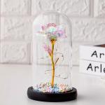 24k gold rose galaxy rose in forbidden glass 24k reg rose 24k rainbow rose