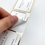 4.2CM Recycled Waterproof Permanent Stickers For Plastic Vinyl Labels