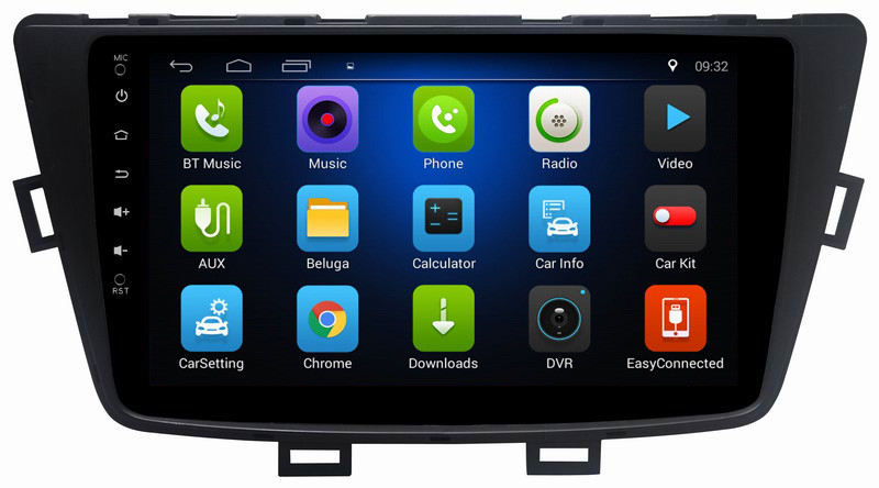 Ouchuangbo car head unit dual zone gps navi for Baic Senova X55 2015 with USB SWC Bluetooth wifi android 8.1 system