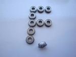 Single Row OD 1/2* ID 1/4 Flange Ball Bearing For Motor