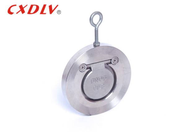 H74 Wafer Connection Gas Oil Check Valve Single Plate One Way Valve For