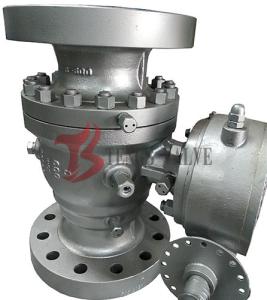 Wholesale API Cast Soft Seated Ball Valve WCB Trunnion Ball Valve 600LB Full Port 2PC Body Gear Operated from china suppliers