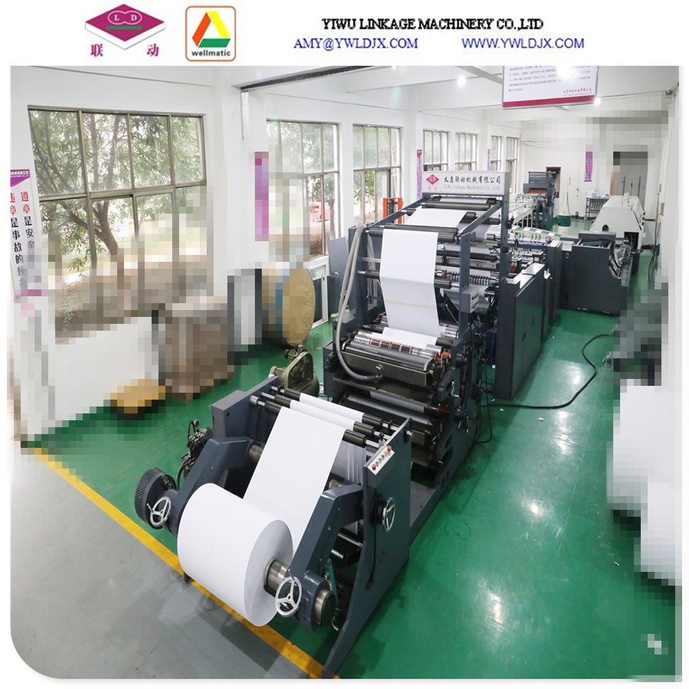Office Stationery Full Line Ruling Folding Cutting Binding All in One Notebook Machine Production Line