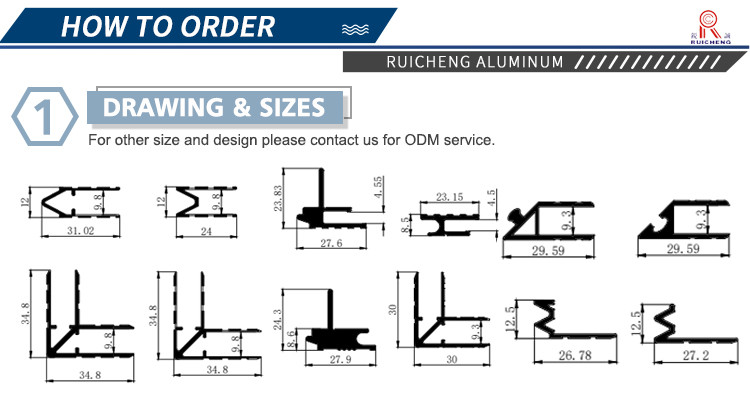 Silver Anodized Aluminum U Channel Suitcase Profiles 4 - 6m Customized Length