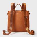 OEM ODM Travel PU Leather Backpack Diaper Bags 31*18*33cm