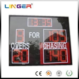 Wholesale Small Size Electronic Cricket Scoreboard In Red With Acrylic Board For Protection from china suppliers