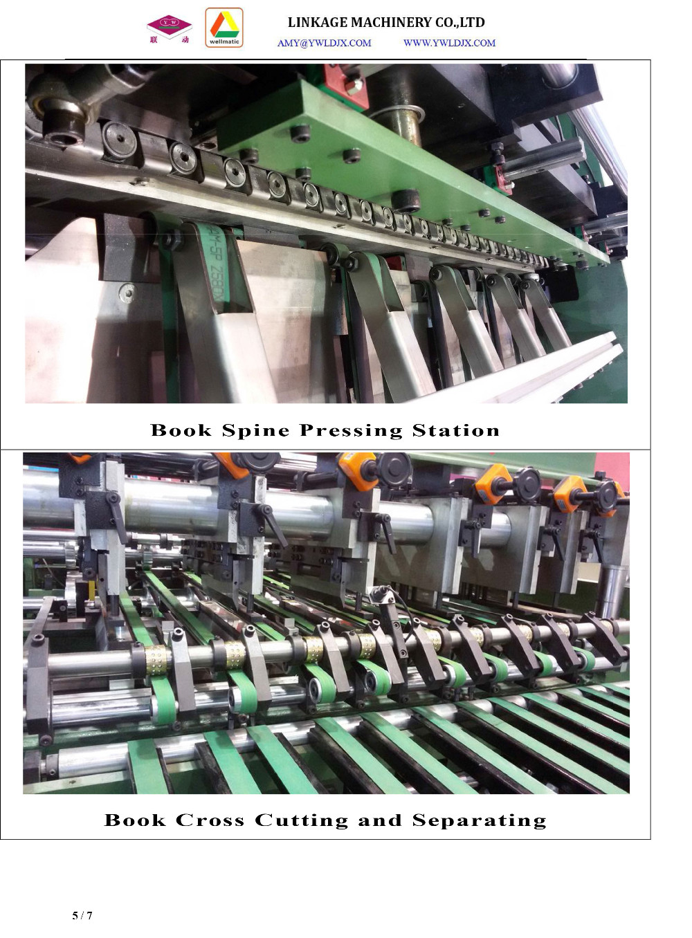 Professional Saddle Stitching Exercise Book Binding Machine for Office Stationery