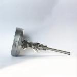 Angle Bimetal Thermometer 100mm Dial SUS 304 Bimetal Temperature Gauge