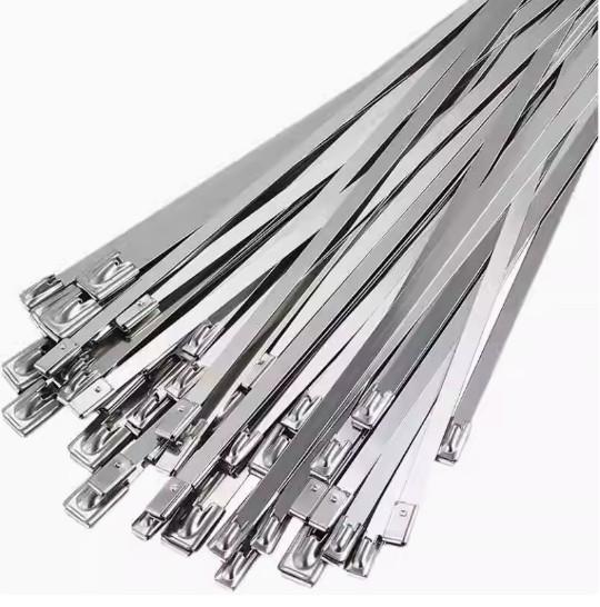 4.6*500 304 Stainless Steel Wire Ties For Bundling Industrial High Temperature