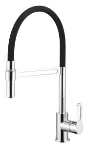 Wholesale Black Pull Out Spray Kitchen Tap Hollow Handle Kitchen Sink Water Faucet from china suppliers