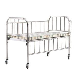 Wholesale Four Silent Wheels Hospital Baby Crib Anti Rust With Stainless Steel Frame from china suppliers