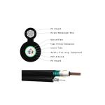 Loose Tube Stranded GYXTC8S 2 Core Outdoor Cable Aerial Telecommunication