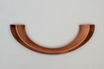Antique Copper Plated Half-Moon Metal Coffin Handle Hardware Wholesale ZH004AC