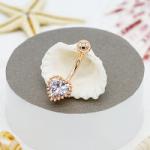 Gold Plated Body Piercings Jewellery Initial Piercing Sexy Heart Shape