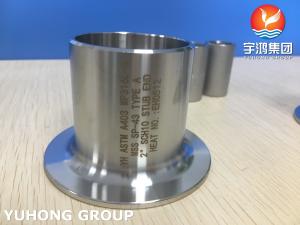 Wholesale ASTM A403 WP316L-S Stub End TYPE A BW Oil Gas Petrochemical Natural Gas from china suppliers