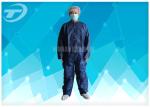 PE Coated White Disposable Coverall Suit / Disposable Protective Suits For Men S