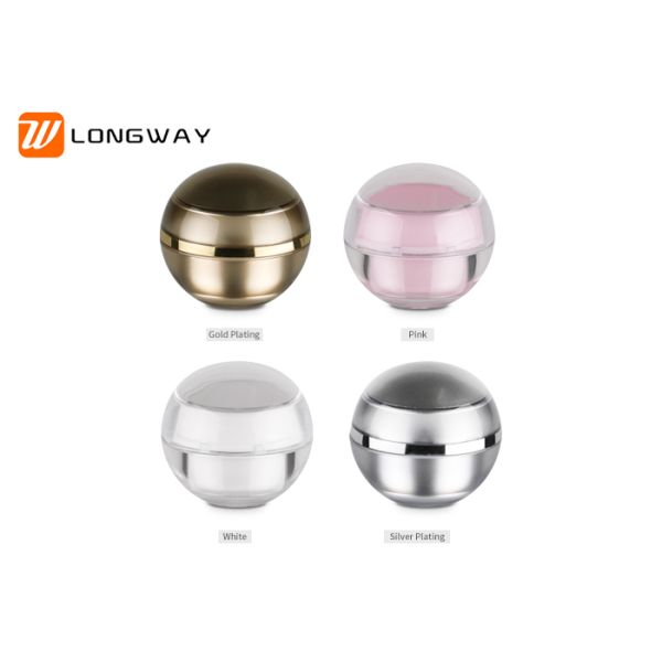 5g Cream Jar Eye Cream Jar With Ball Shape Luxy AS Plastic Jar