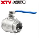 2PC Full Bore Female Threaded Ball Valve for Industrial Purposes Initial Payment