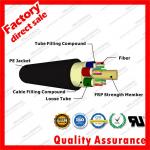 outdoor fiber optic cable gyfty Duct aerial FRP central strength single jacket