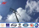 High Voltage Metal Utility Poles / Steel Transmission Poles For Electricity