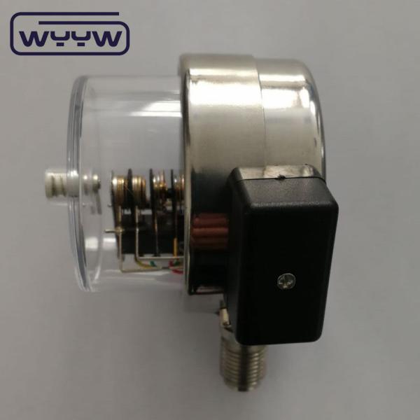Standard Electric Contact Pressure Gauge 60mm Black Steel / Stainless Steel