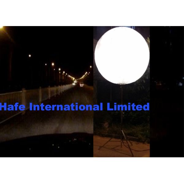 800w Dual White 80000Lm Moon Balloon Light Mounted On Tripod Or Truss