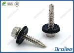 Stainless Steel Hex Washer Head Self Drilling Screws with EPDM washer