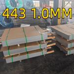 SUS443 Stainless Steel Sheet 2B NO.4 With PVC Film Cold Rolled Sheet