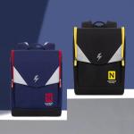 NHB210 new arrival primary school superman children backpack ridge reduction bag
