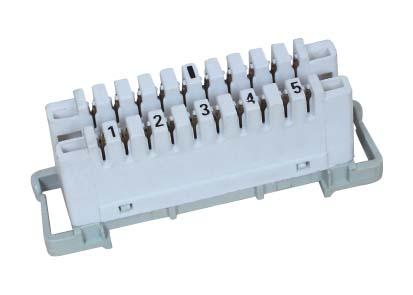 Quality krone type lsa module 5 pair grey and white color for sale