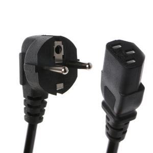 Wholesale 1.5m IEC 320 C13 Power Cord European Round 2 Pin AC EU Plug from china suppliers