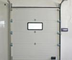 Waterproofing Automatic Industrial Sectional Door 50mm Panel Coated Steel