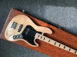 Custom 4 strings fanned fret electric bass ash body maple neck 33-35' passive